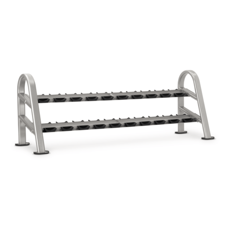 Instinct® Dumbbell Rack 10-Pair/2 Tier Instinct® Dumbbell Rack 10-Pair/2 Tier